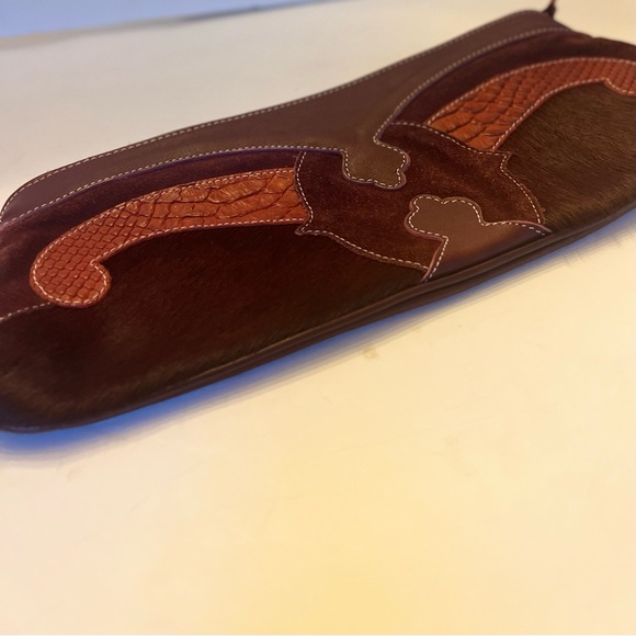 Claudia Firenze leather clutch - Picture 3 of 8